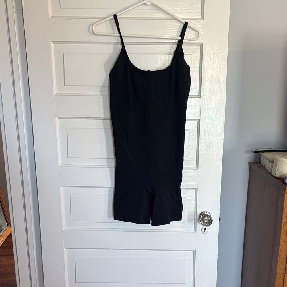 Black Women's Shapewear Slip Romper
